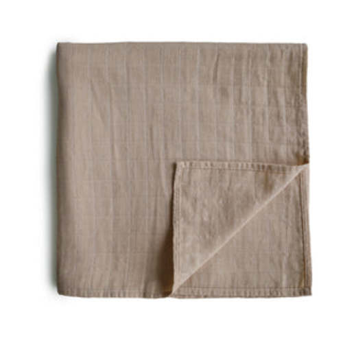 Organic Cotton Mushie Baby Muslin Swaddle Blanket