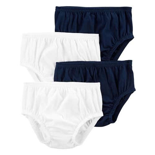 Simple Joys by Carter's Baby Girls' 4-Pack Diaper Covers