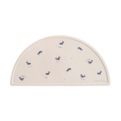 Mushie Silicone Table Mat - Whales