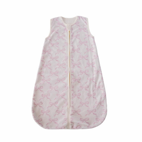 Minky Couture | Pretty Pink Bows Wearable Minky Blanket (3mo - 12mo)