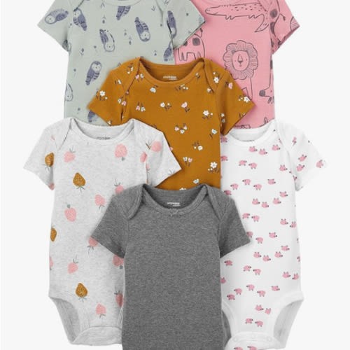 Simple Joys by Carter's Baby Girls' 6-Pack Sleeveless Bodysuit