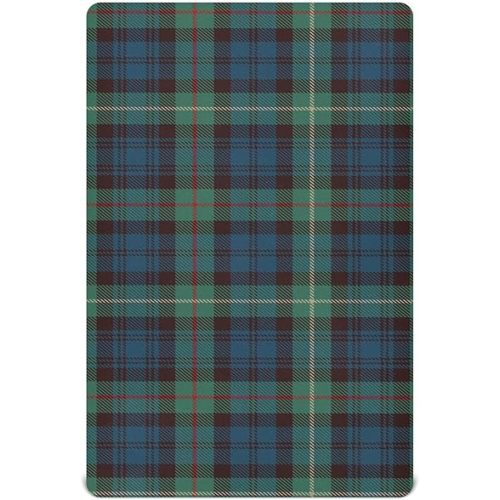Plaid Tartan Green Toddler Crib Sheets for Boys Girls Mini Crib Sheets Fitted Crib Mattress Sheet for Newborn Infant Kids Bed Room