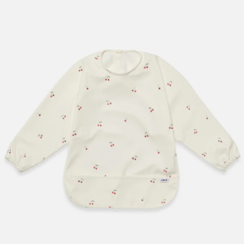 Smock Bib - Cherry / 1 Pack