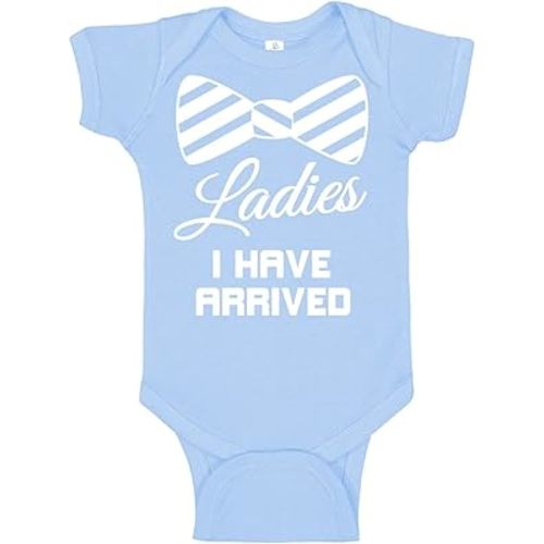 Aiden's Corner Funny Cute Baby Boy Clothes - Cute Infant Handmade Bodysuits - Ladies I Have Arrived