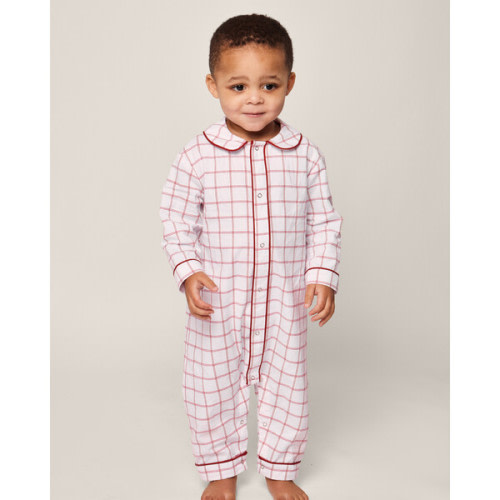 Cambridge Romper, Garnet Tattersall - Petite Plume | Maisonette