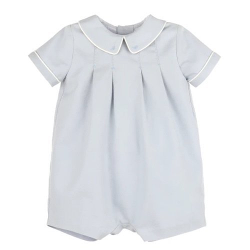Blue Twill Shortall - Baby Bloomers
