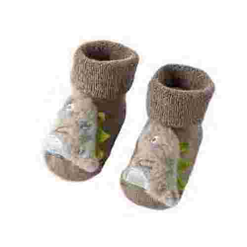 AJIWYH Toddler Grip Socks Baby Floor Socks (Grey,0-6 Months)