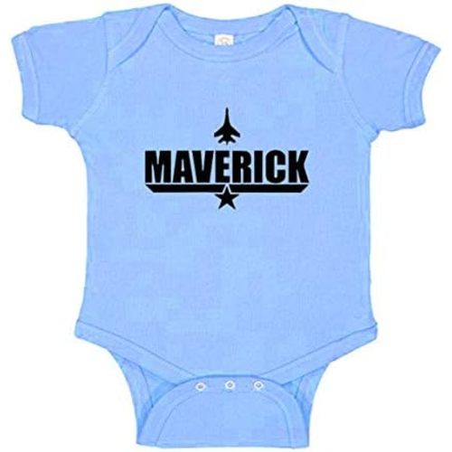 Southern Sisters Maverick Jet Fighter Pilot Baby Clothes Unisex Newborn Grey Sleeveless Cotton Onesie