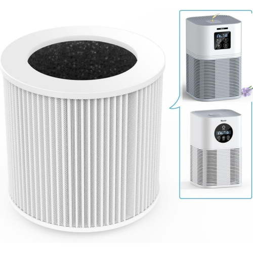 Air Purifier A1 Replacement Filter, VEWIOR H13 True HEPA Air Filter Remove 99.97% of Pet Hair Smoke