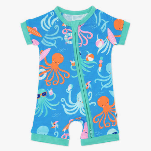 Octopus Party Shorty Zippy – Little Sleepies 6-12m