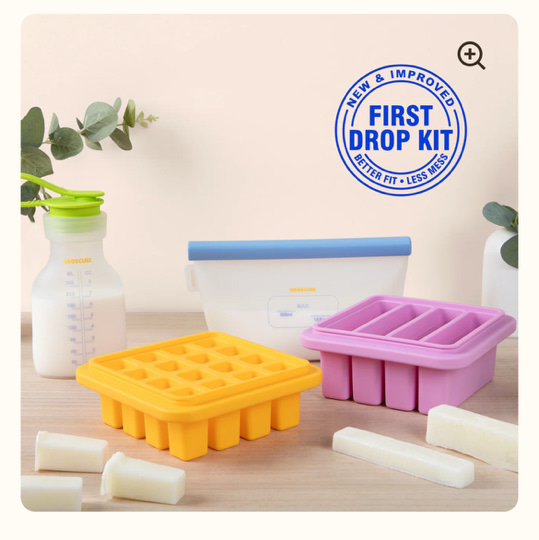 THE FIRST DROP KIT - Reusable Milk Freezing Storage System