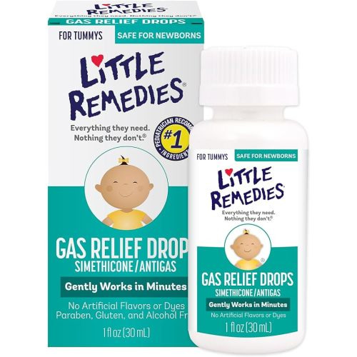 Little Remedies Gas Relief Drops, Natural Berry Flavor, Safe For Newborns, 1 fl oz - 1 Fl Oz (Pack of 1)