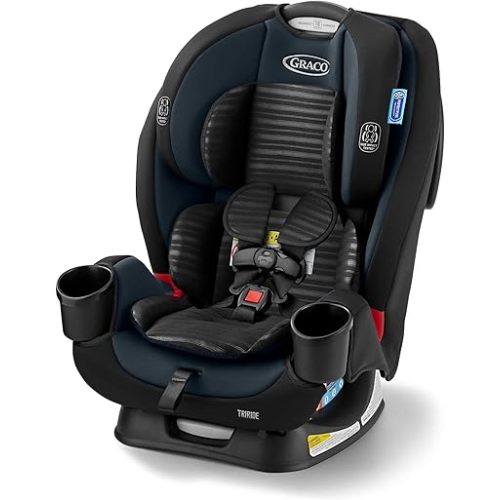 Graco® TriRide 3-in-1 Reclining Car Seat, Clybourne - Rear & Forward Facing Car Seat, Highback Booster, Adjustable Headrest