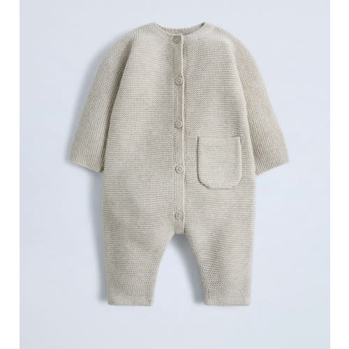 GARTER STITCH JUMPSUIT - Sand / Marl | ZARA United States