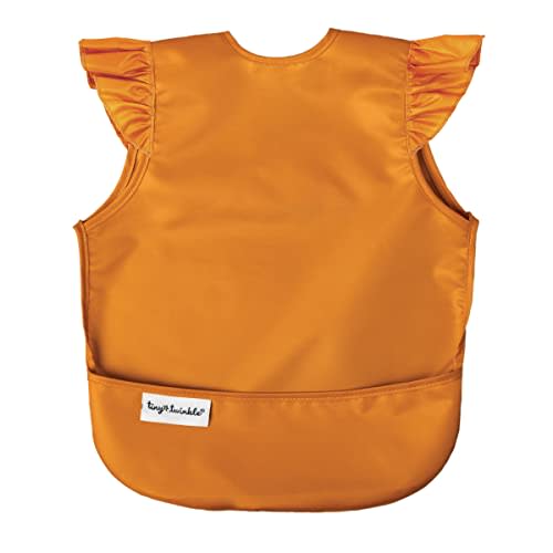 Tiny Twinkle Mess Proof Baby Bib - Waterproof Toddler and Baby Apron Bib - Machine Washable - PFAS and BPA Free