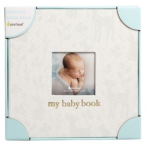 Pearhead Linen Woodland Baby Memory Scrapbook