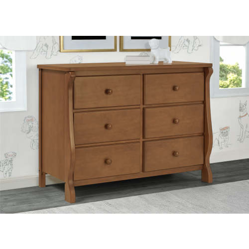 Canton / Eclipse 6 Drawer Dresser with Interlocking Drawers | Delta Children
