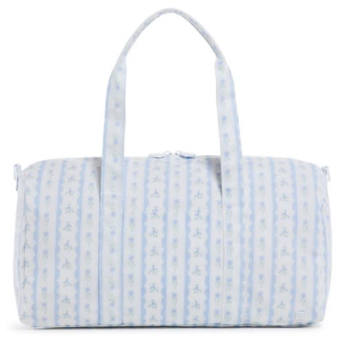 Duffel - Weekender - Ribbon Floral Blue