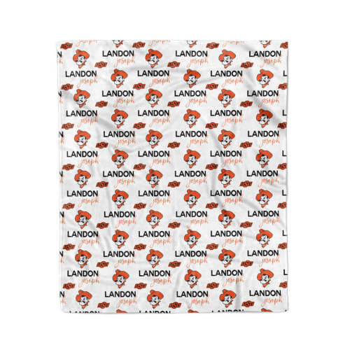 Oklahoma State University | OSU Personalized Kids Blanket