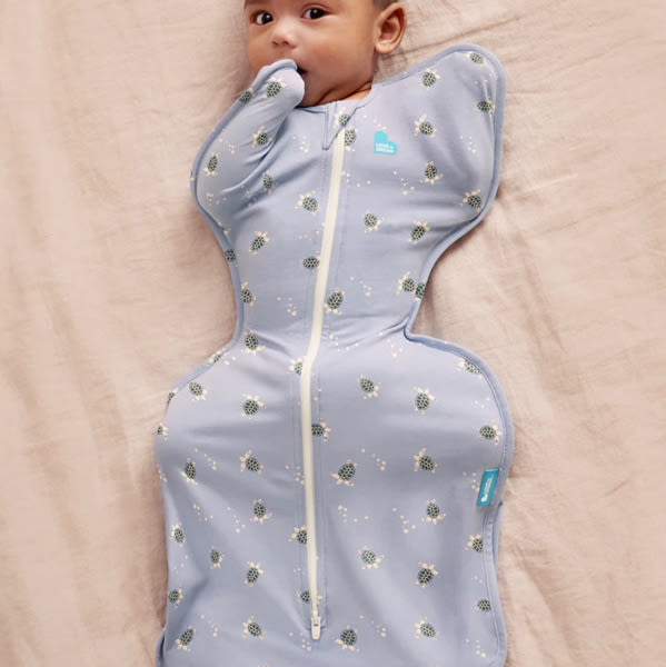 Swaddle Up™ 1.0 TOG Cotton Mist Blue Turtally