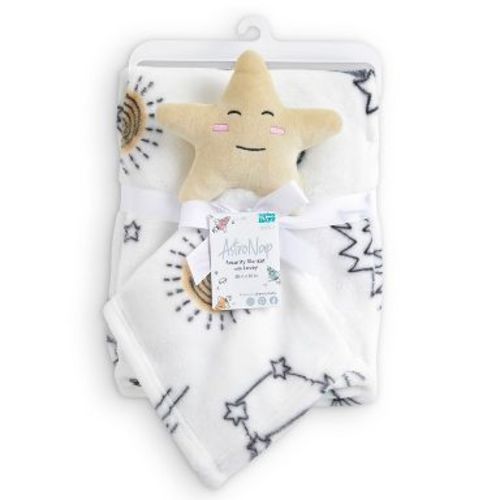 buybuy BABY by Evolur Roar & Snore 2 pc Gift Set - Blanket with Lovey - Space Print