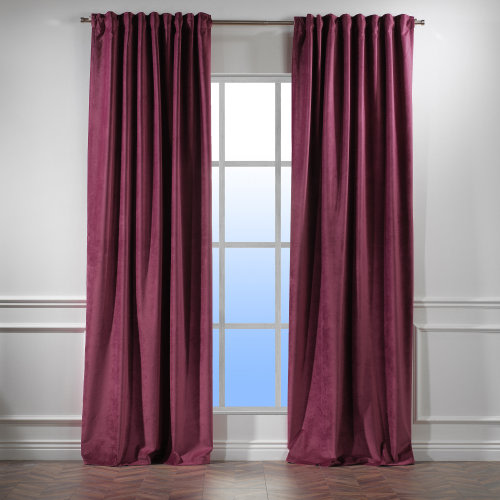 Matte Velvet Extra Wide x Extra Long Blackout Curtains (set of 2)