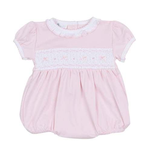 Amelia's Classics Solid Smocked Bubble