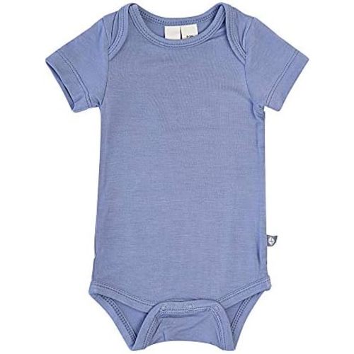 KYTE BABY Short Sleeve Unisex Baby Bodysuits, Rayon Made From Bamboo Material