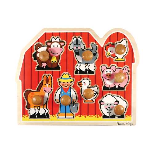 Large Farm Puzzle | Jumbo Knob Puzzle