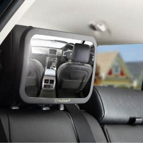 KeaBabies Baby Car Mirror, Large Shatterproof, Safety Baby Car Seat Mirror for Back Seat Rear Facing Infant