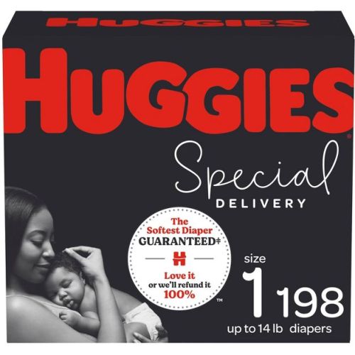 Huggies Special Delivery Hypoallergenic Baby Diapers – (Select Size and Count)