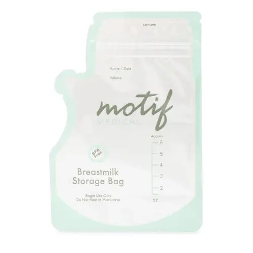 Motif Medical Breast Milk Storage Bags, 100 Count