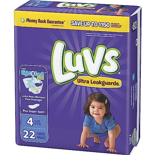 Luvs diapers Size 4, 22 Count
