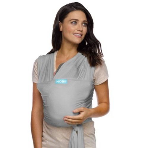 Moby Classic Wrap Baby Carrier, Color: Stone Gray