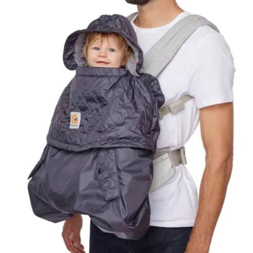 All Weather Baby Carrier Cover: Charcoal | Ergobaby