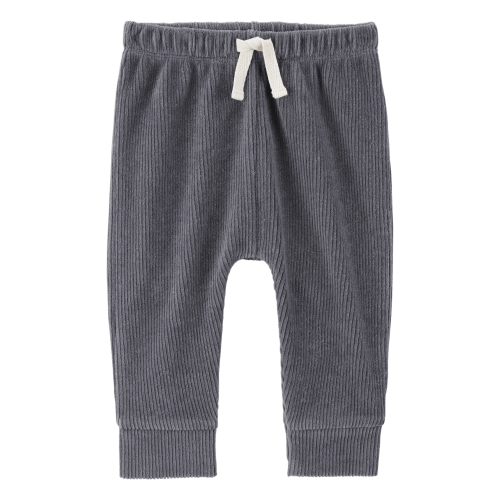 Baby Pull-On Ribbed Velour Pants - Carter's | Carter's