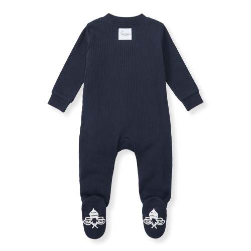 Solid Rib Organic Cotton Sleep & Play - Midnight – Burt's Bees Baby (Loose Fit, 3-6 MO)