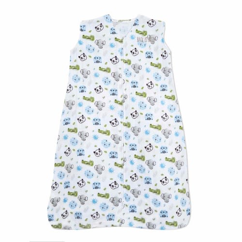 Animal Faces Cotton Muslin Wearable Baby Blanket | HALO