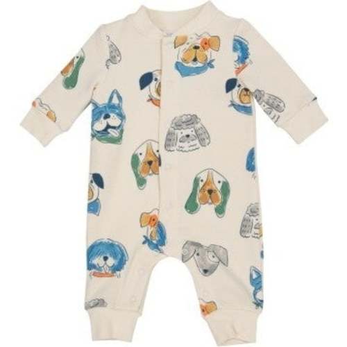Furry Friends Collar Romper (0-3 mo)