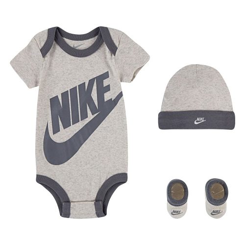 Nike Baby's Bodysuit, Hat and Booties 3 Piece Set