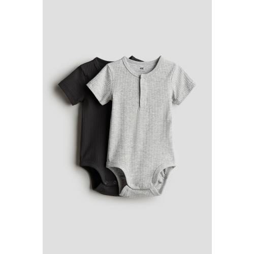 2-pack Henley Bodysuits