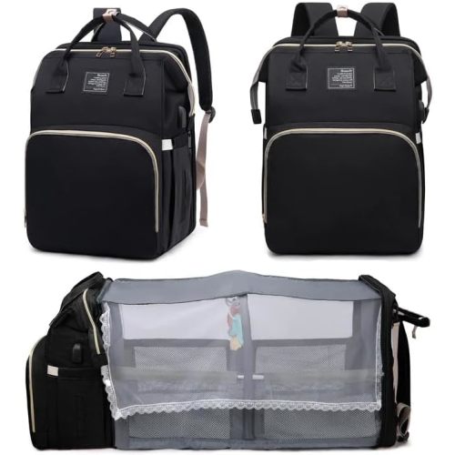 Black boy Diaper Bag Backpack: Baby toddler Bags with Changing Station for Women Men Girls Mom Dad Large Travel Backpack Pañaleras Modernas Para Bebe Niña Niño Newborn Essentials Baby New Born Gift