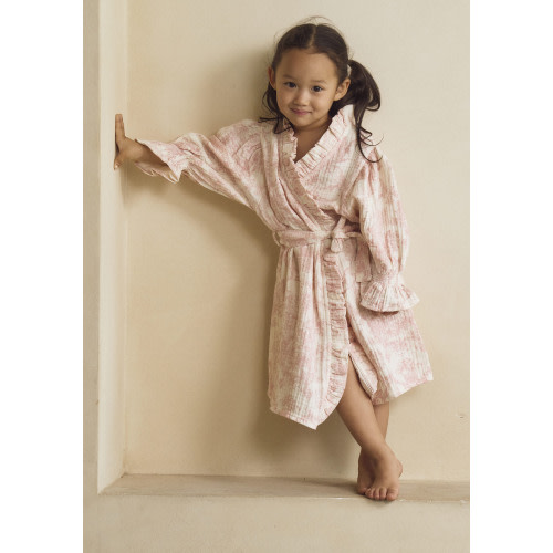 [MOMMY & ME] MUSLIN GAUZE ROBE - GIRL