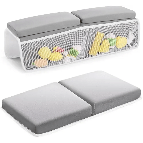 Baby Bath Kneeler and Elbow Rest Pad Set, Bathtub Kneeling Pad, Baby Accessories for Bath, Relieve Your Knees and Elbows