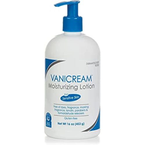 Vanicream Moisturizing Lotion with Pump Dispenser - 16 fl oz (1 lb) – Formulated Without Common Irritants for Those with Sensitive Skin