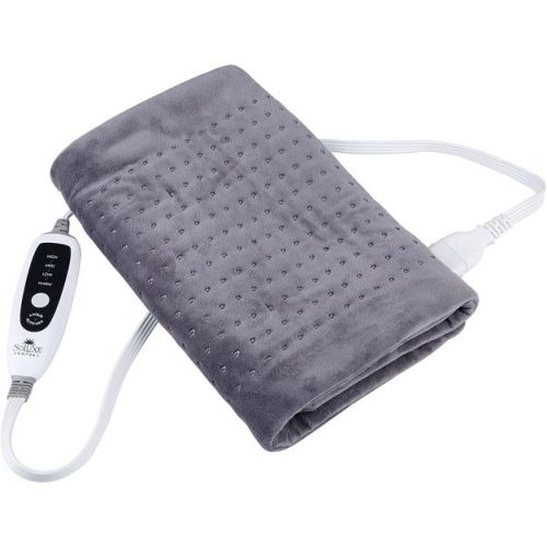 Soluxe Comfort Xl, King Size Heating Pad With 4 Heat Settings, Auto Shut-off, Digital Controller, Machine Washable, Velvet Microplush, 10-foot Cord