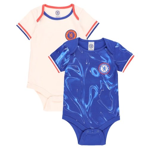Chelsea Kit 2 Pack Home & Away Bodysuits - Blue/Cream