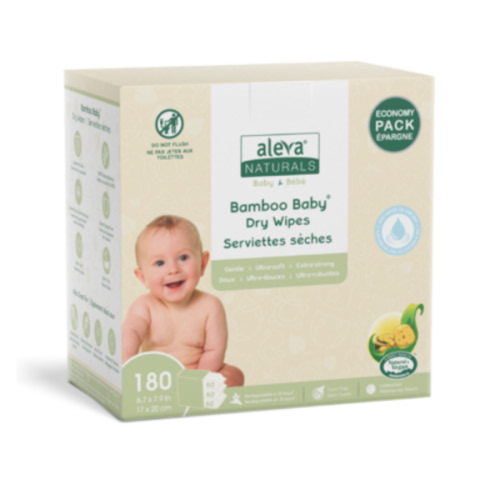 Buy Aleva Naturals Bamboo Baby Dry Wipes Club Pack at Well.ca | Free Shipping $35+ in Canada