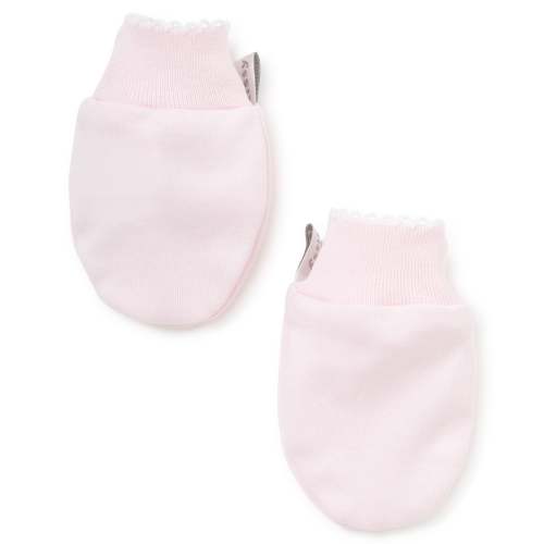Pink/White Kissy Basics Mittens