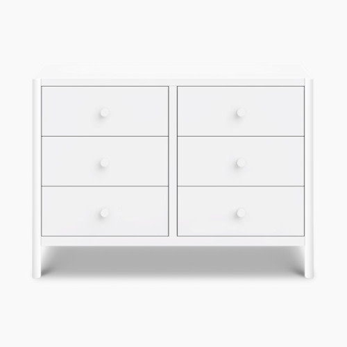 daVinci Birdie 6-Drawer Dresser - White